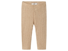 Name It oxford tan glitter leggings